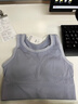 徽昂运动套装女瑜伽服套装跑步健身服速干衣拼色内衣背心长裤鲸蓝M 实拍图