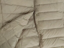 雪中飞经典新款基础舒适轻薄羽绒便捷短款保暖羽绒小马甲轻盈便携舒适 浅亚麻|7100-女 M 165/88A 实拍图
