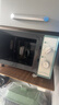 美的（Midea）小滋味微波炉家用小型 复古旋钮薄荷曼波风 一级能效平板变频轻音预制菜加热M1G1 实拍图