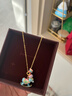 周大生彩色摇摇木马项链生肖马吊坠S925珍珠项链银项链女款生日礼物女士 实拍图