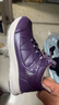 足力健老人鞋冬季棉鞋加绒加厚中老年户外蓄热防滑保暖鞋2493208J 绛紫-女 38  实拍图