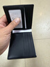 蔻驰（COACH）【品牌直供】男士短款折叠钱包卡包灰黑色拼色CY394 实拍图