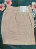 优衣库男装女装麻混纺松紧短裤休闲棉麻中裤/起居裤/可外穿477515 30 浅米色 3XL 实拍图