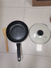 苏泊尔（SUPOR）平底锅不粘锅 牛排煎锅 麦饭石色炒菜锅煎蛋煎饼锅电磁炉燃气通用 【26CM加深】配盖+木铲 实拍图