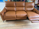 芝华仕（CHEERS）头等舱真皮电动沙发客厅现代简约芝华士50611B小橘沙发|橙2.17m 实拍图