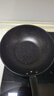 【亏本清仓】韩式麦饭石色不粘锅平底锅铁锅电磁炉不带盖 【出口品质】持久不粘28cm无盖 实拍图