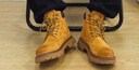 Dickies男士马丁靴高帮时尚男靴工装靴情侣靴男 土黄 41-男款 实拍图