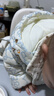巴拉巴拉童装婴儿连体衣轻薄羽绒服宝宝衣服2025冬装抱衣爬服男童女童萌趣 白蓝色调-白鸭绒 80 cm-充绒量41g 实拍图