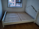 千鹏（QIANPENG）床实木床美式双人床韩式田园风现代简约主卧室公主床青少年欧式床 单床 1800mm*2000mm 实拍图
