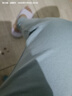 顶瓜瓜顶呱呱秋衣秋裤女纯棉抗菌情侣圆领薄款保暖内衣套装女云蔼蓝160 实拍图