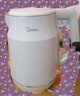 美的（Midea）电热水壶 2L大容量 1800W大功率速沸 双层防烫 304不锈钢无缝内胆 烧水壶电水壶 SH20M119 实拍图