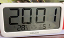德力西电气（DELIXI ELECTRIC）电子蓝牙温湿度计家用婴儿房室内温度计高精度大屏学生宿舍闹钟 实拍图