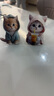 宿礼可爱猫咪汽车香薰出风香水夹亚克力小猫车载装饰品车内饰品摆件 蓝色卫衣小猫+粉色奶茶小猫-2个 实拍图