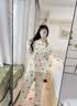 爱宝适月子服秋冬空气棉孕妇睡衣产妇哺乳喂奶衣家居服L 橙意暖朵M467 实拍图