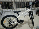 京东京造 24英寸青少年山地车自行车铝合金禧玛诺7速碟刹成年人学生霞光紫 实拍图