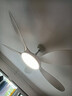 TCL全光谱护眼风扇灯客厅吊扇灯餐厅灯风扇一体电风扇吊灯 吊杆白色-56寸五叶-变频-遥控 实拍图