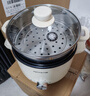 九阳（Joyoung）电煮锅电热锅泡面火锅宿舍小电锅电蒸锅寝室2.5L蒸煮一体蒸屉蒸笼电蒸锅HG25-G201S 实拍图