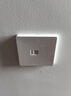 公牛（BULL）g12暮雪白开关插座面板全屋套装奶油风五孔一开墙壁暗装超薄墙面 暮雪白WIFI插座（1300兆） 多色可选丨联系客服领取更多福利 实拍图