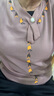 秋芙罗妈妈秋装长袖T恤宽松中老年女装春秋50岁60洋气针织母亲节礼物 实拍图