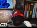 iKF V11 Pro7.1四模无线游戏耳机头戴式7.1环绕音效蓝牙有线电竞专用三角洲FPS无畏契约辨位 黑红色 实拍图