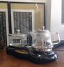 陶臣（TAOCHEN） 玻璃消毒锅茶道电磁炉煮茶杯洗茶电陶炉加热煮杯子茶洗带盖茶具 02款1.5L消毒锅+黑色电陶炉 实拍图