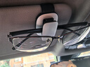 倍思（Baseus）汽车眼镜夹车用车载遮阳板眼镜架卡片夹多功能仪表台 夹持款 银色 实拍图