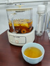 九阳（Joyoung）净萃养生壶迷你家用全玻璃煮茶器 316L茶篮 1L办公室0金属0胶水恒温烧水壶 K10D-WY103（茶） 实拍图