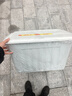 SPACEXPERT 衣物收纳箱特大号塑料整理箱车载储物箱60L灰色 1个装 带轮 实拍图