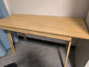 华舟实木书桌简约小户型家用写字桌台式电脑桌卧室学习桌 1.4米原木色 实拍图