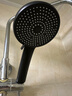 海立德国黑色强劲加压大面板增压花洒喷头浴霸洗澡单莲蓬头ZH244-H  实拍图