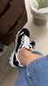斯凯奇（Skechers）女鞋秋冬小白鞋蕾丝休闲运动熊猫鞋黑色增高厚底老爹鞋11959 黑色/白色/BKW 36.5 尺码偏小半码，建议选大半码 实拍图