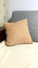 思篇沙发抱枕靠垫客厅加厚纯色亚麻简约汽车办公室腰枕床头靠枕靠背 卡其色(加厚素色亚麻) 45*45cm抱枕套+枕芯 实拍图