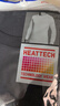 优衣库男装HEATTECH圆领T恤9分袖保暖衣秋衣内衣479428 479432/09黑色 L 实拍图