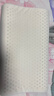 富安娜儿童乳胶枕 A类泰国进口抗菌儿童护颈中枕 一只装 50*30*5-7cm 白 实拍图