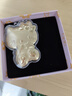 热卖黄金helloKitty猫手机挂绳钥匙扣足金20mgKt猫包包汽车挂件 KT猫粉绳挂件+礼盒礼袋+证书 实拍图