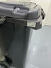 科力邦（Kelibang) 120L户外垃圾桶 大号加厚商用塑料环卫垃圾桶带盖轮工业小区物业翻盖果皮箱 灰色 单个 实拍图
