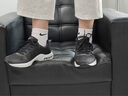 男鞋夏秋季新款防滑运动鞋男士耐磨休闲鞋百搭网面跑步鞋子男 NK8866黑白色 41 实拍图