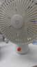 米家 小米桌面小风扇 开学必备台式手持迷你便携充电风扇小型 户外露营宿舍办公室家用 7羽叶大风量 实拍图