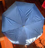 【全网爆款】手动UV折叠雨伞男女晴雨伞两用防晒遮阳黑胶伞 【自动款】藏青UV 实拍图