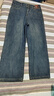 真维斯（Jeanswest）复古蓝阔腿牛仔裤女款秋冬新款高腰垂感直筒宽松小个子拖地裤子女 复古色九分【加绒】 XL 实拍图