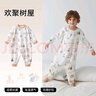 贝肽斯宝宝睡衣春秋薄款2025新款男女儿童长袖家居服连体衣服套装 实拍图