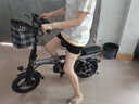 新日（Sunra）新国标折叠电动自行车铝合金代驾电动车锂电池助力电瓶车超长续航迷你小型男女士代步 至臻16减震/轻量铝合金40A/120km 实拍图