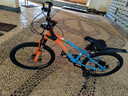 凤凰山地自行车男女变速山地车碟刹青少年儿童自行车学生单车 星际 橙蓝【变速+辐条轮】 22寸【适合130-170cm】 实拍图