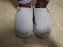 奥康（Aokang）抗菌棉拖鞋男士秋冬季室内居家用保暖防滑防臭毛绒厚底情侣棉拖女 实拍图