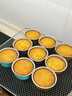 美进家（MEIJINJIA）锡纸碗48只蛋糕模具烘焙布丁蒸发糕模具空气炸锅专用锡纸杯圆形 实拍图