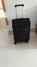 汉客万向轮行李箱旅行箱男女拉杆箱小箱子登机箱密码箱包黑色20英寸 实拍图