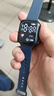 其他品牌高颜值LED手表时尚方形学生科技感超强夜光数字个性运动 雾霾蓝 实拍图