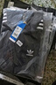 adidas休闲简约三条纹梭织立领夹克外套男装秋季阿迪达斯三叶草   黑色（推荐选大一码）   XS 实拍图