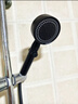 Rosecret【德国】增压淋浴花洒喷头全套强劲家用多功能洗澡手持莲蓬喷头 【幻夜黑】单喷头+1.5米防爆软管 硅胶出水孔密集大出水量畅享淋浴 实拍图