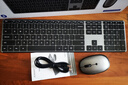 阿斯盾（AUSDOM）KAM200无线办公键盘鼠标套装商务办公超薄台式笔记本电脑2.4G一拖二键鼠套装黑色 实拍图